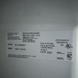 Joses Appliance Repair - This is the model information