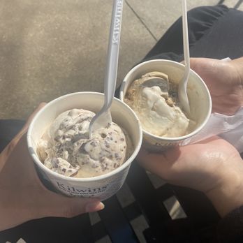 Kilwins Ice Cream - Chocolate - Fudge - Marsh-Mallow S'more, Strawberry Chunk Ice Cream, and Cappuccino Chocolate Chip Ice Cream - Ice Cream & Frozen Yogurt Near Me - Jacksonville, Florida