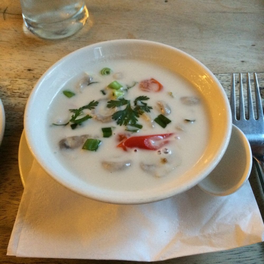 Warwick Arms - Tom kha soup (a bit sweeter and creamier than normal, but good flavor) - Pubs Near Me - Caversham, RDG Warwick Arms - Tom kha soup (a bit sweeter and creamier than normal, but good flavor) - Pubs Near Me - Caversham, RDG