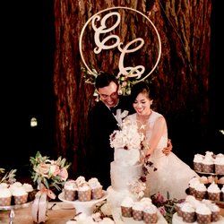 Cake and cupcakes with whipped cream - a family favorite.