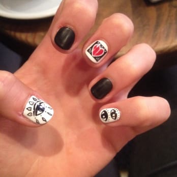 Akiko Nails - courtesy of Marina!! costs 53$. This place is so cute!!! - Nail Salons Near Me - New York, New York