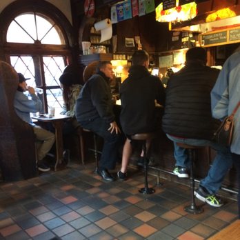 Louis' Lunch - The counter where you can watch the rituals of this iconic hamburger being made - Burgers Near Me - New Haven, Connecticut Louis' Lunch - The counter where you can watch the rituals of this iconic hamburger being made - Burgers Near Me - New Haven, Connecticut