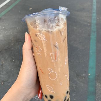 Redstraw - Redstraw Milk Tea with Boba - $4.75 - Bubble Tea Near Me - Irvine, California