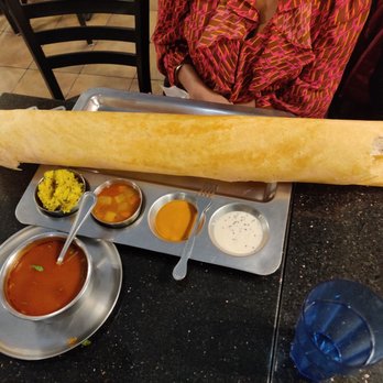 Udupi Palace - Two Feet Paper Dosa - Indian Near Me - Berkeley, California