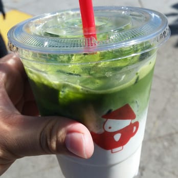 Asha Tea House - Iced Matcha latte. - Tea Rooms Near Me - Berkeley, California Asha Tea House - Iced Matcha latte. - Tea Rooms Near Me - Berkeley, California