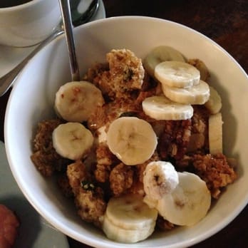 Electric Diner - Granola and Banana Yogurt - Diners Near Me - London, XGL Electric Diner - Granola and Banana Yogurt - Diners Near Me - London, XGL