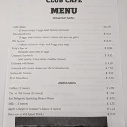 The Sandy Spoon - Menu as of 11 April 2022