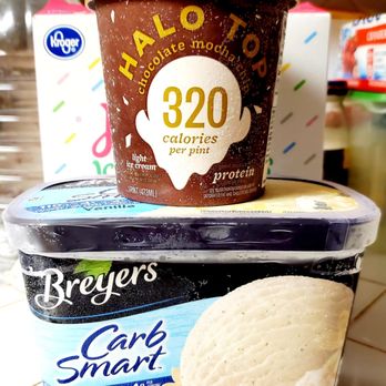 Ralphs - Ice cream run! $4.49 Halo Top Chocolate Mocha Chip & $3.99 Breyers Carb Smart Vanilla - cooling down during the hot August 2020. - Grocery Near Me - Temple City, California