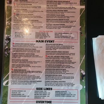 HardKnocks Sports Grill - Menu - Sports Bars Near Me - Corpus Christi, Texas
