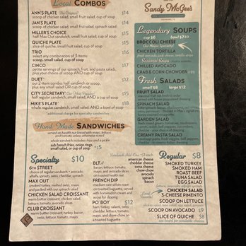 Sandy McGee's - Local combo menu - American Near Me - Richmond, Texas