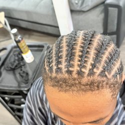 Christy African Hair Braiding - Men stitches braids