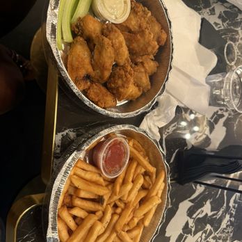 Piazza Orsillo - Plain wings and side of French fries. - Pizza Near Me - Somerset, New Jersey Piazza Orsillo - Plain wings and side of French fries. - Pizza Near Me - Somerset, New Jersey