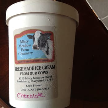 Misty Meadow Farm Creamery - This is not real ice cream...see ingredients. Don't be duped like I was, I assumed a dairy would serve homemade ice cream with real food. - Specialty Food Near Me - Smithsburg, Maryland Misty Meadow Farm Creamery - This is not real ice cream...see ingredients. Don't be duped like I was, I assumed a dairy would serve homemade ice cream with real food. - Specialty Food Near Me - Smithsburg, Maryland