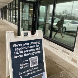 Secretary of State Drivers' Services Facility - Outside sign