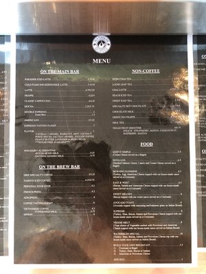 Menu photo 2 Waterbean Coffee Charlotte, NC Menu photo 2 Waterbean Coffee Charlotte, NC