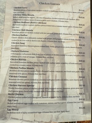 Menu photo 1 The Indian Harvest Naperville, IL