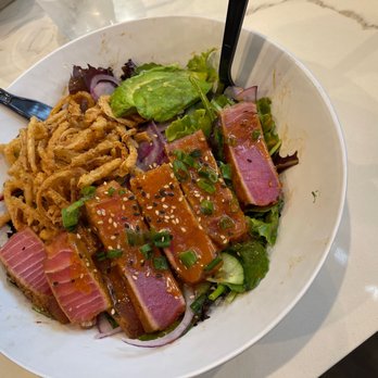 The Stand - American Classics Redefined - Seared Ahi Tuna Salad - New American Near Me - Tustin, California