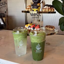 Double matcha, Coconut matcha Double matcha, Coconut matcha