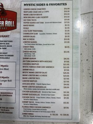 Menu photo 2 Mystic Lobster Roll Daytona Beach, FL