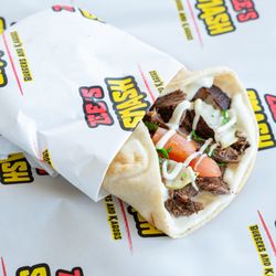 Zee’s Smash - Beef Kabobs Wrap