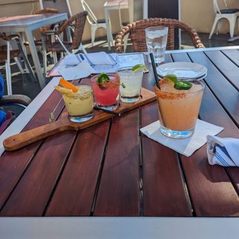 Teddy's By The Sea - Margarita flight & spicy guava margarita - Seafood Near Me - Carpinteria, California Teddy's By The Sea - Margarita flight & spicy guava margarita - Seafood Near Me - Carpinteria, California