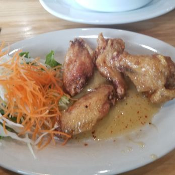 Coco Thai Cuisine - Thai Wings (I already ate two).....so good!!!! - Thai Near Me - Orlando, Florida