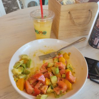 Cosmo Eatery - Mango. Avocado Salad and Pina Colada - American Near Me - Houston, Texas