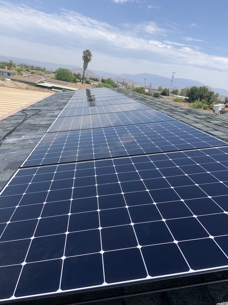 Slide of Roof Doctor Solar Panel Cleaning