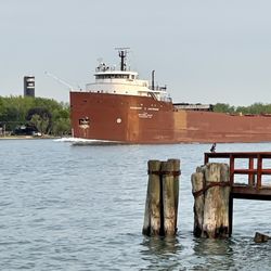A J's Salt Docks - A great place to see passing freighters