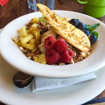 Lucky's Cafe - Lucky's Cafe breakfat granola wih yogurt and bee pollen - buzzzzzz - Coffee & Tea Near Me - Cleveland, Ohio Lucky's Cafe - Lucky's Cafe breakfat granola wih yogurt and bee pollen - buzzzzzz - Coffee & Tea Near Me - Cleveland, Ohio