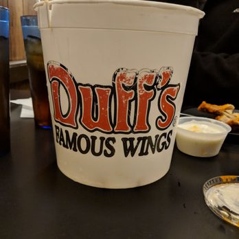 Duff's Famous Wings - Bucket to put your bones in. - American Near Me - Amherst, New York Duff's Famous Wings - Bucket to put your bones in. - American Near Me - Amherst, New York