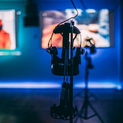Gamma VR - Lansing - Our top of the line Virtual Reality equipment based at our station. It's waiting for someone to pick it up and to be completely immersed!