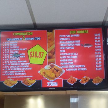 J & J Fish - the menu for the restaurant - Desserts Near Me - Chicago, Illinois