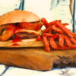 Burger-Imbiss Endhaltestelle