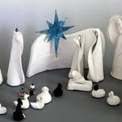 Annette's Emporium - BURK'S FOLDED PORCELAIN NATIVITY