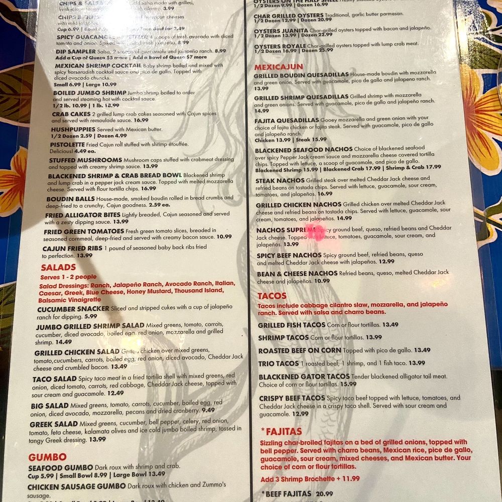 Menu Menu