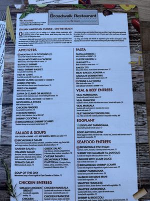 Menu photo 1 The Broadwalk Restaurant Hollywood, FL Menu photo 1 The Broadwalk Restaurant Hollywood, FL