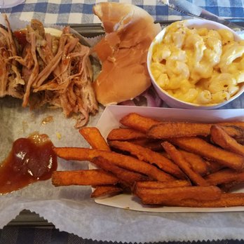 Mark's Feed Store - Yummy pulled pork, mac n cheese, and sweet potato fries - Barbeque Near Me - Louisville, Kentucky
