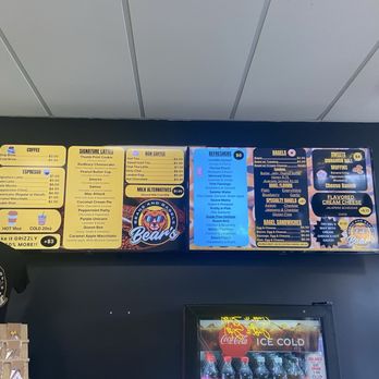 Bears Beans And Bagels - Menu - Coffee & Tea Near Me - Umatilla, Florida
