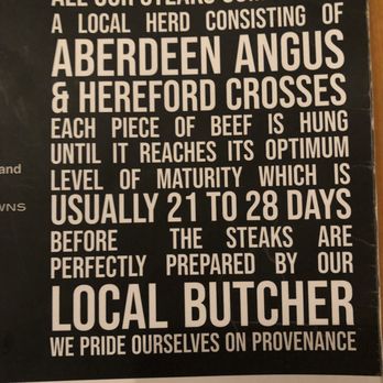 The Herd - Little info on their steaks - Steakhouses Near Me - Bath, BAS
