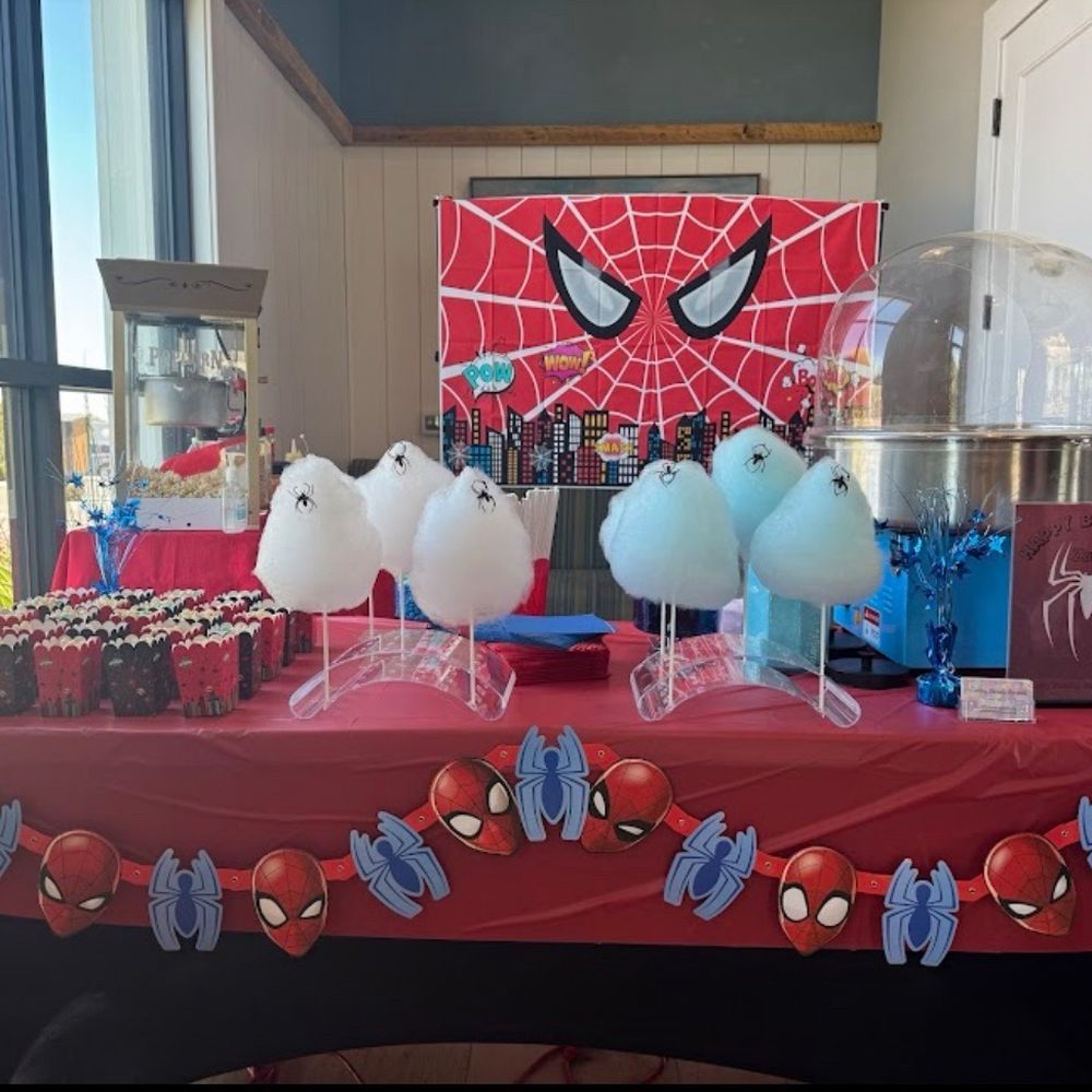 Wonderland Events & Design - Cotton candy and popcorn bar - Party & Event Planning Near Me Wonderland Events & Design - Cotton candy and popcorn bar - Party & Event Planning Near Me