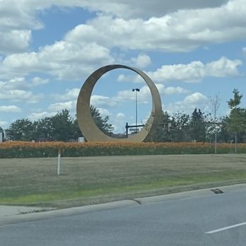 The Halo - For being nicknamed the Golden Butthole, it looks pretty nice with all of the orange plants. - Landmarks & Historical Buildings Near Me The Halo - For being nicknamed the Golden Butthole, it looks pretty nice with all of the orange plants. - Landmarks & Historical Buildings Near Me