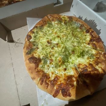 Sal's Market Deli - Plain white pizza with pesto. - Delis Near Me - Orlando, Florida Sal's Market Deli - Plain white pizza with pesto. - Delis Near Me - Orlando, Florida