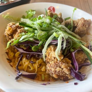 Hey Noodles - Salty crispy chicken dry noodles with sesame paste - Noodles Near Me - Mississauga, Ontario