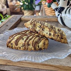 Scones made right here in our coffee shop absolutely delicious my favorite!