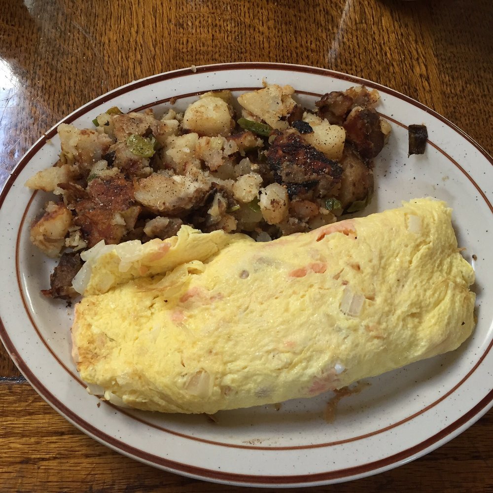 Omelette Express - Lox and onions omelette was a big hit - Breakfast & Brunch Near Me - Santa Rosa, California