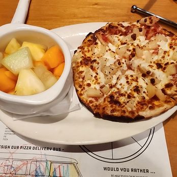Portland Pie Company - Kids pizza with pineapple, and a fruit cup! - Pizza Near Me - Brunswick, Maine Portland Pie Company - Kids pizza with pineapple, and a fruit cup! - Pizza Near Me - Brunswick, Maine