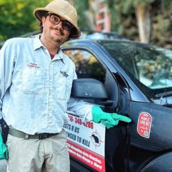 Pests R Us - Our Pest Control Technician Aaron getting ready for his morning stops!