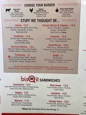 Menu photo 2 bisQit Pawleys Island, SC