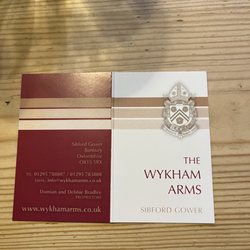 Wykham Arms - Proprietor info